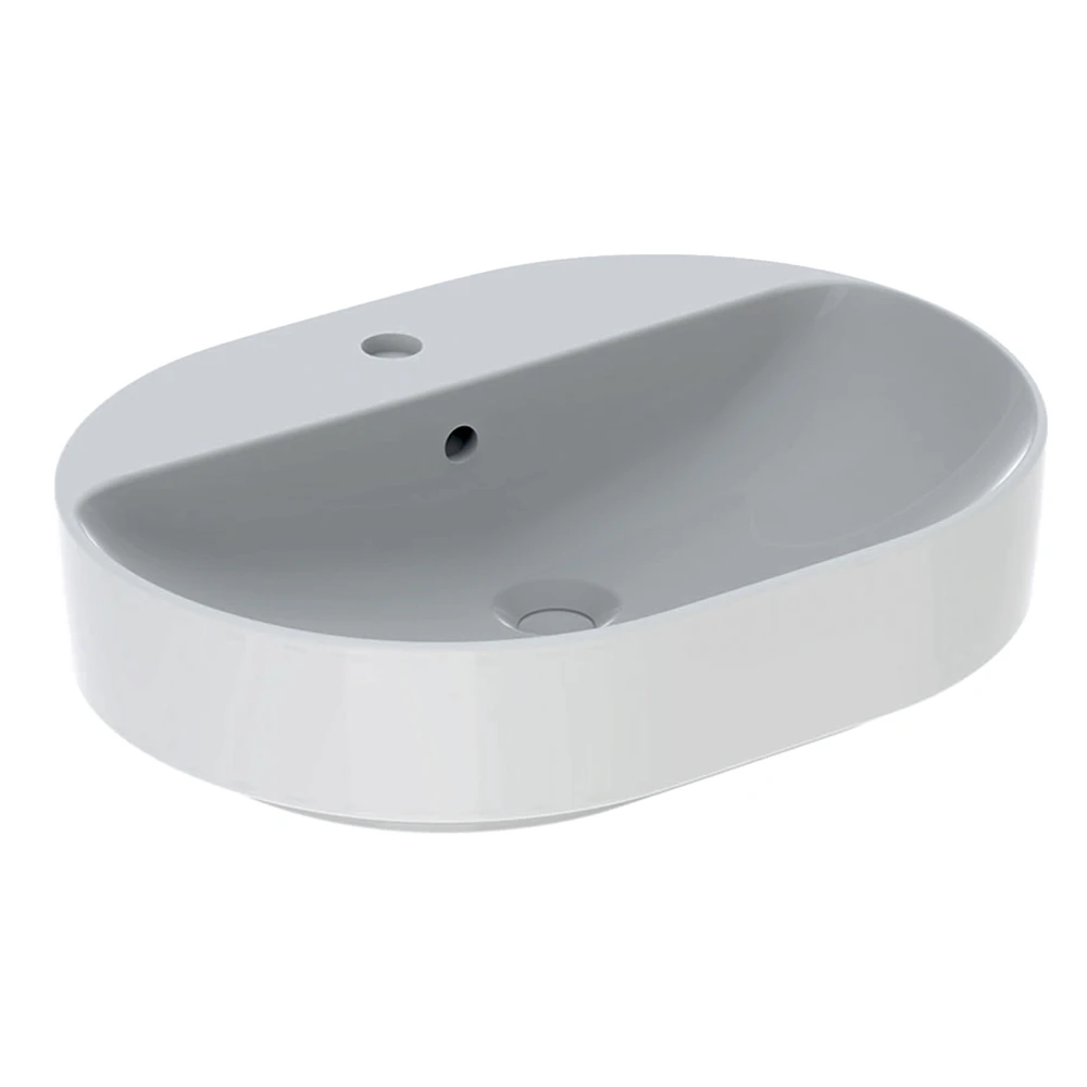 Geberit VariForm Eliptik Beyaz Çanak Lavabo
