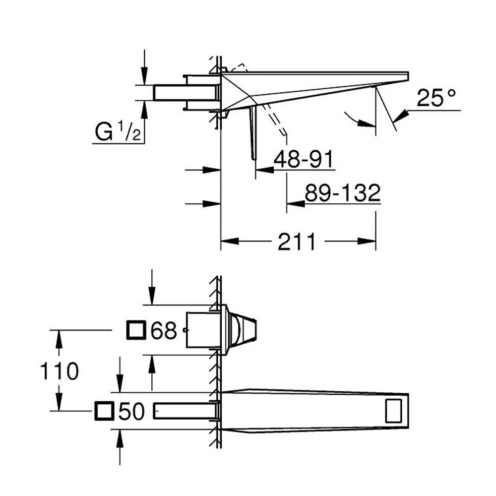 Grohe Allure Brilliant Private Collection İki Delikli Lavabo Bataryası - 29519AL0 2