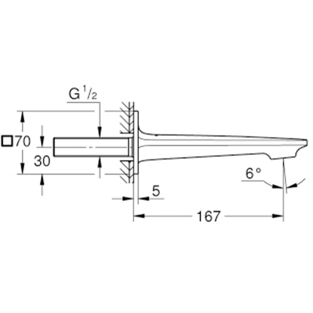 Grohe Allure New Bronz Çıkış Ucu - 13264GN1 3