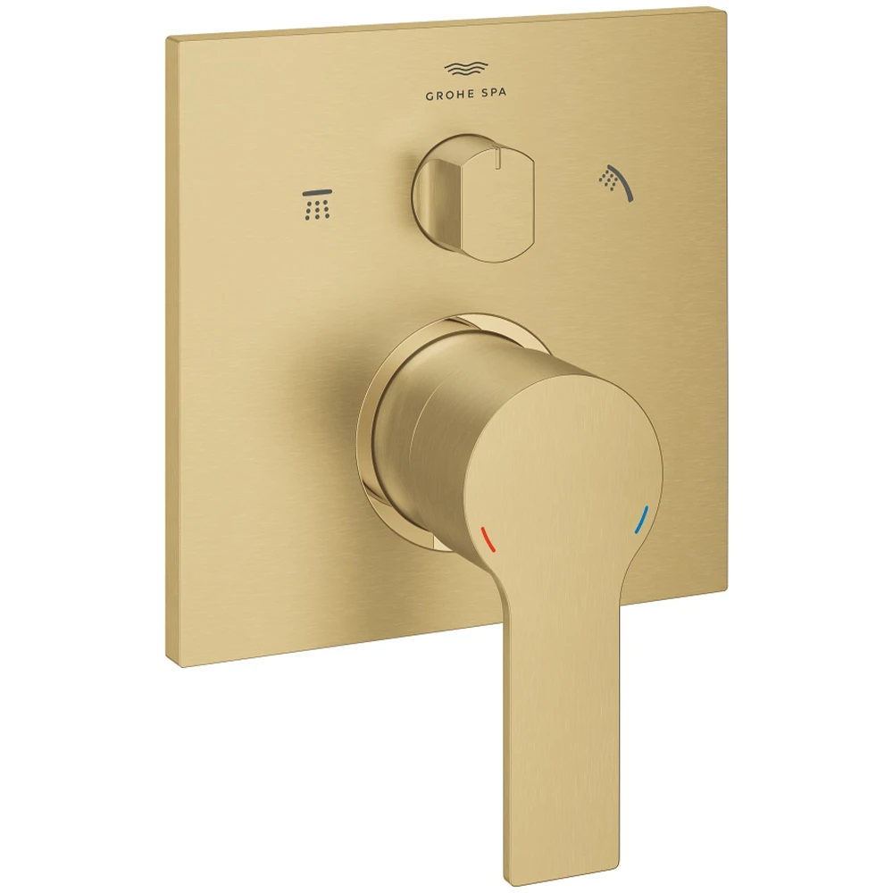 Grohe Allure New Tek Kumandalı 3 Yönlü Altın Banyo Bataryası - 29176GN1