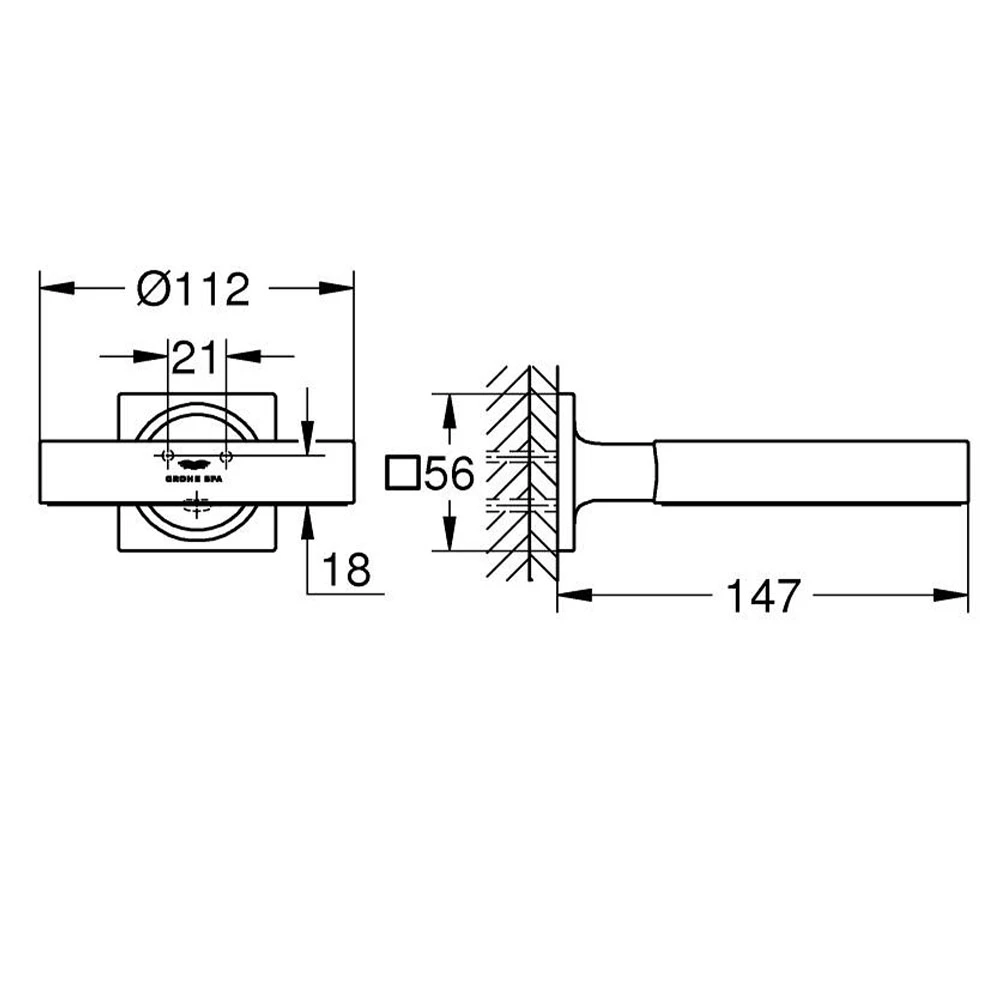 Grohe Allure Bronz Sabunluk Tutacağı - 40963GN1 2