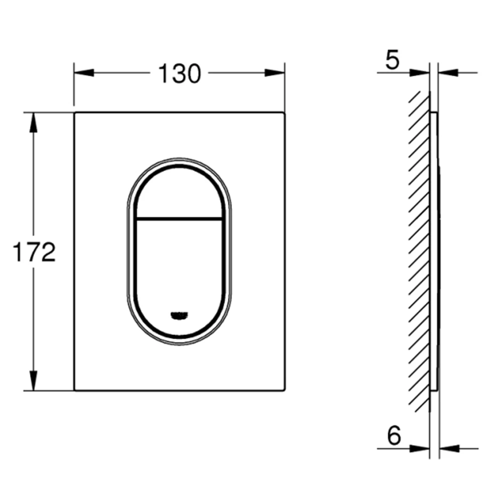 Grohe Arena Cosmopolitan Nikel Kumanda Paneli - 37624AL0 2