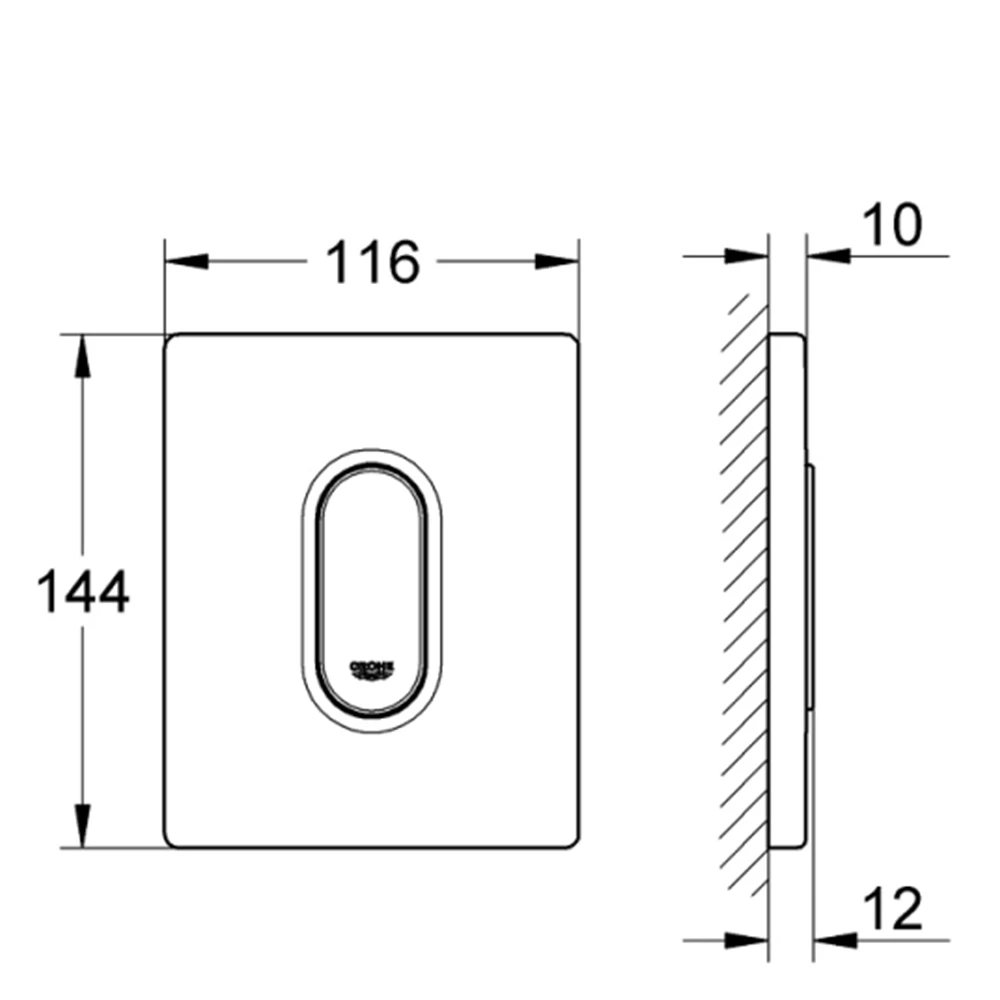 Grohe Arena Cosmopolitan Kumanda Paneli - 38857P00 2