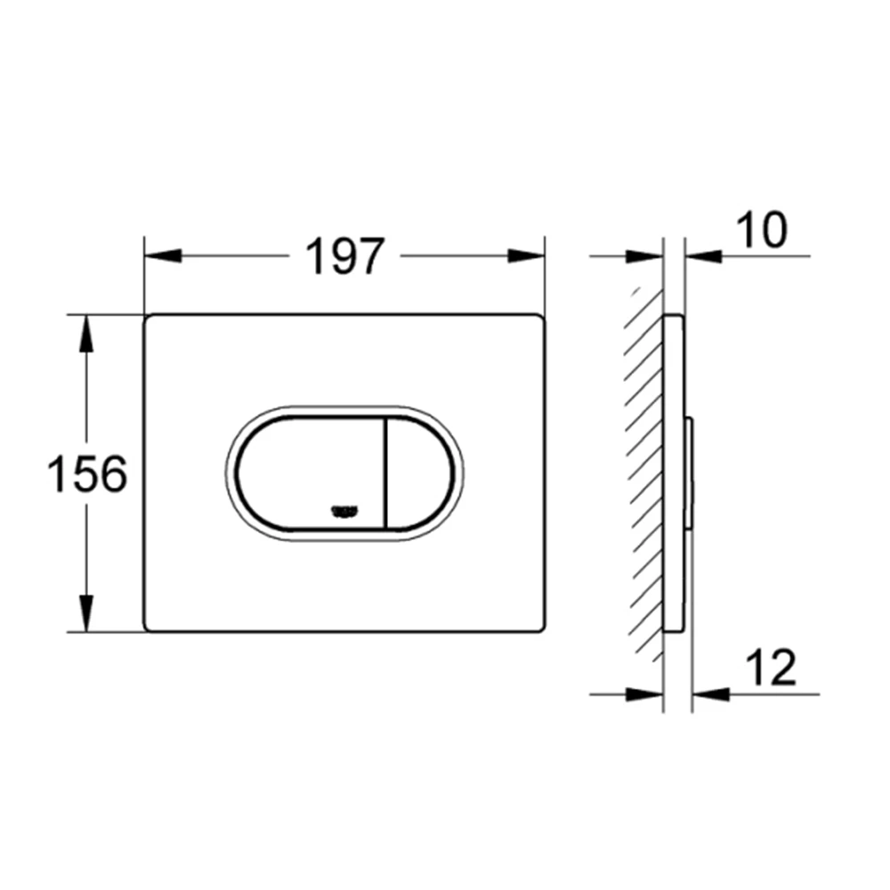 Grohe Arena Cosmopolitan Kumanda Paneli - 38858P00 2