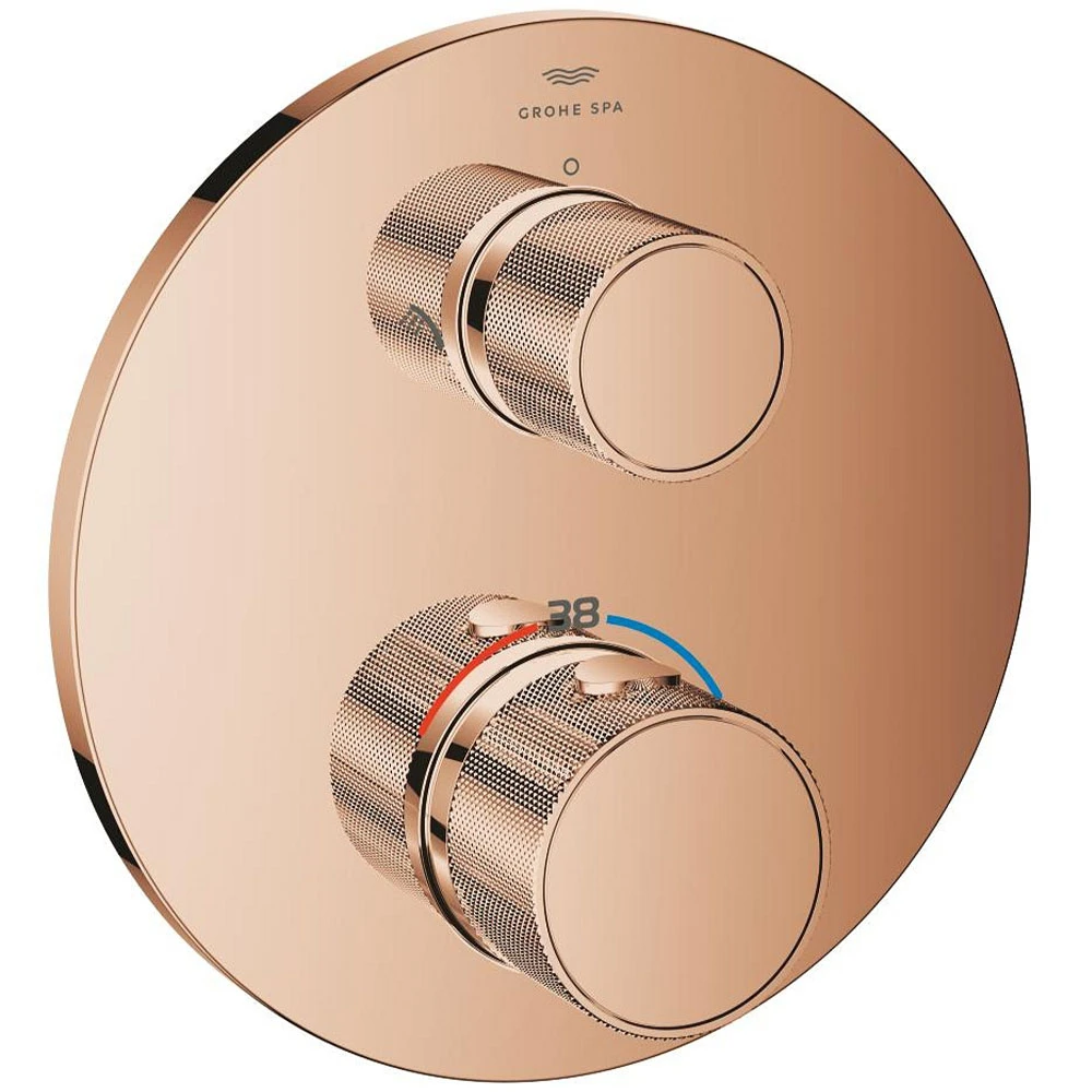 Grohe Atrio Private Collection Ankastre Termostatik Rose Gold Banyo Bataryası - 24396DA0