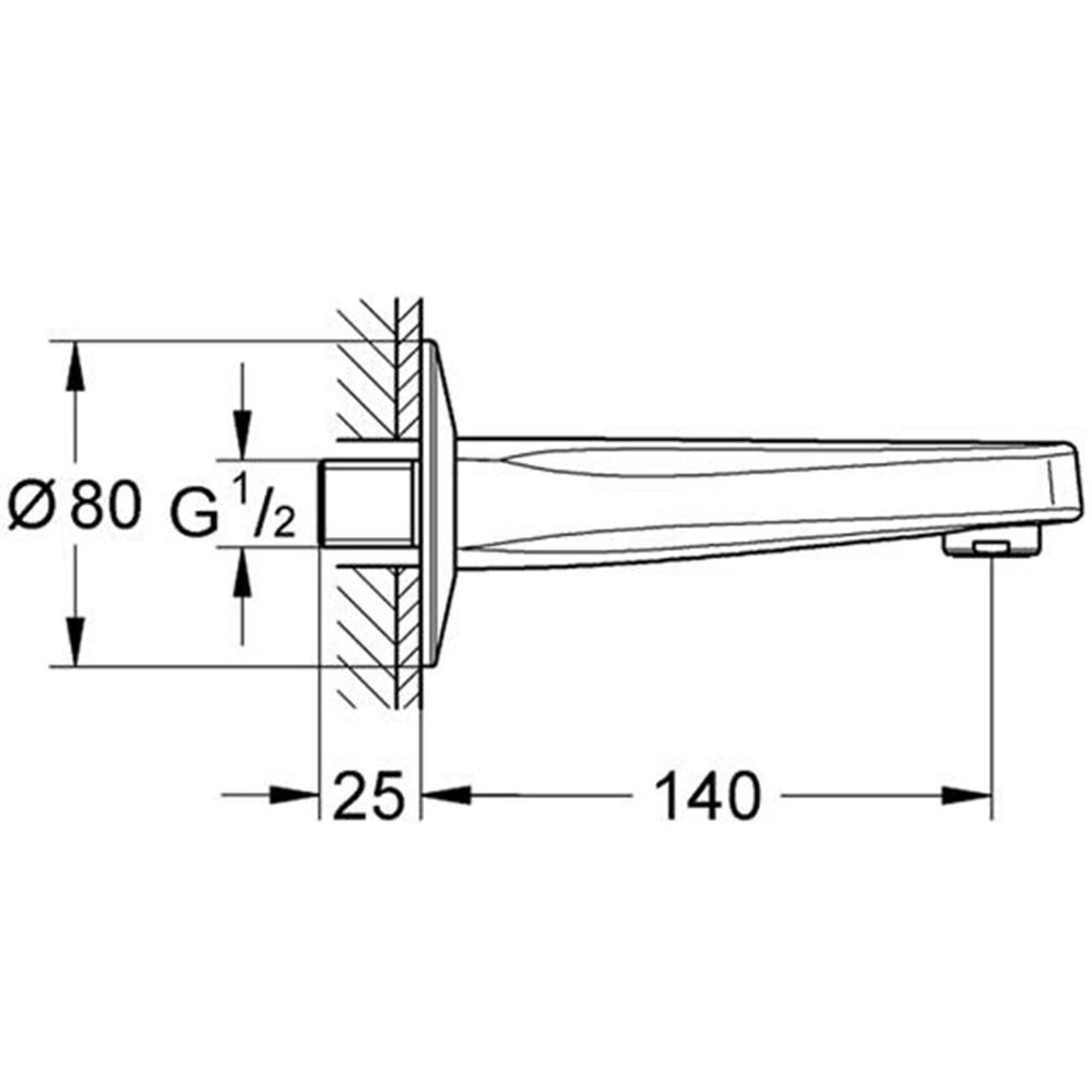 Grohe BauContemporary Çıkış Ucu - 13252000 2