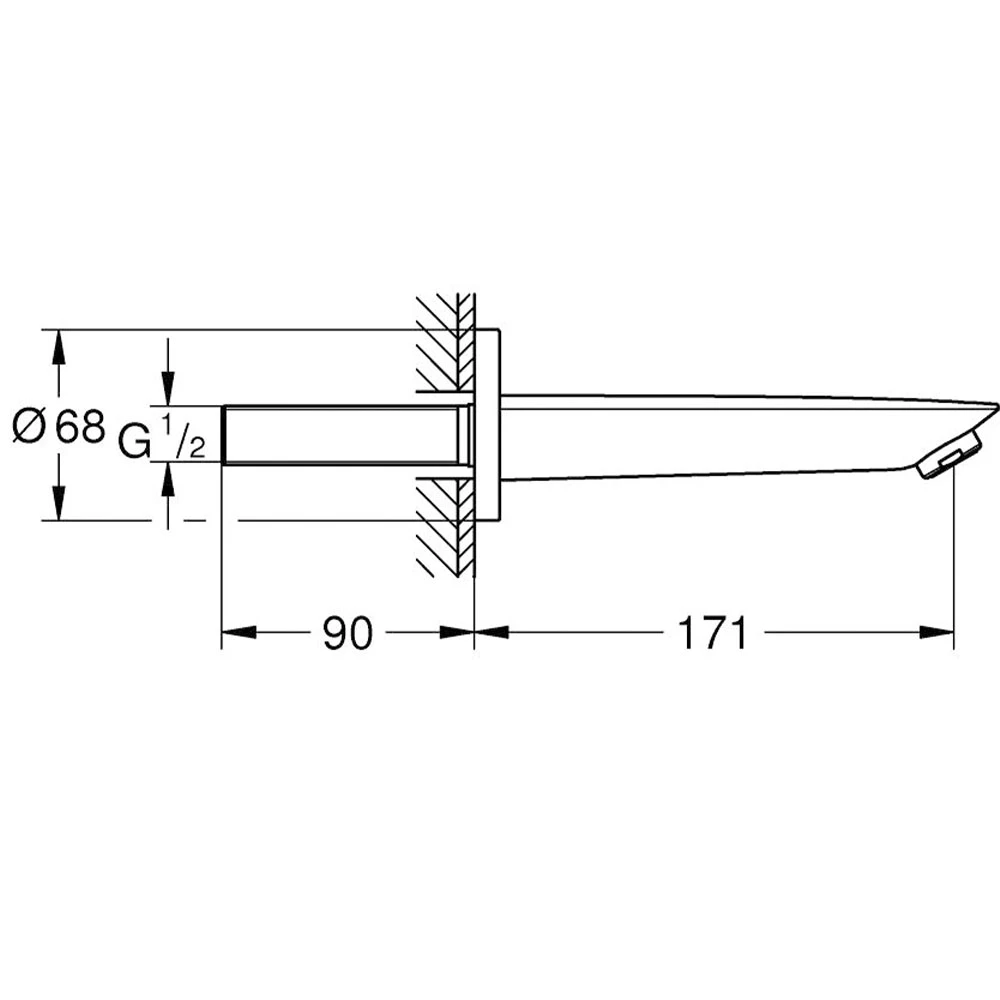 Grohe BauCosmopolitan Çıkış Ucu - 13255001 3