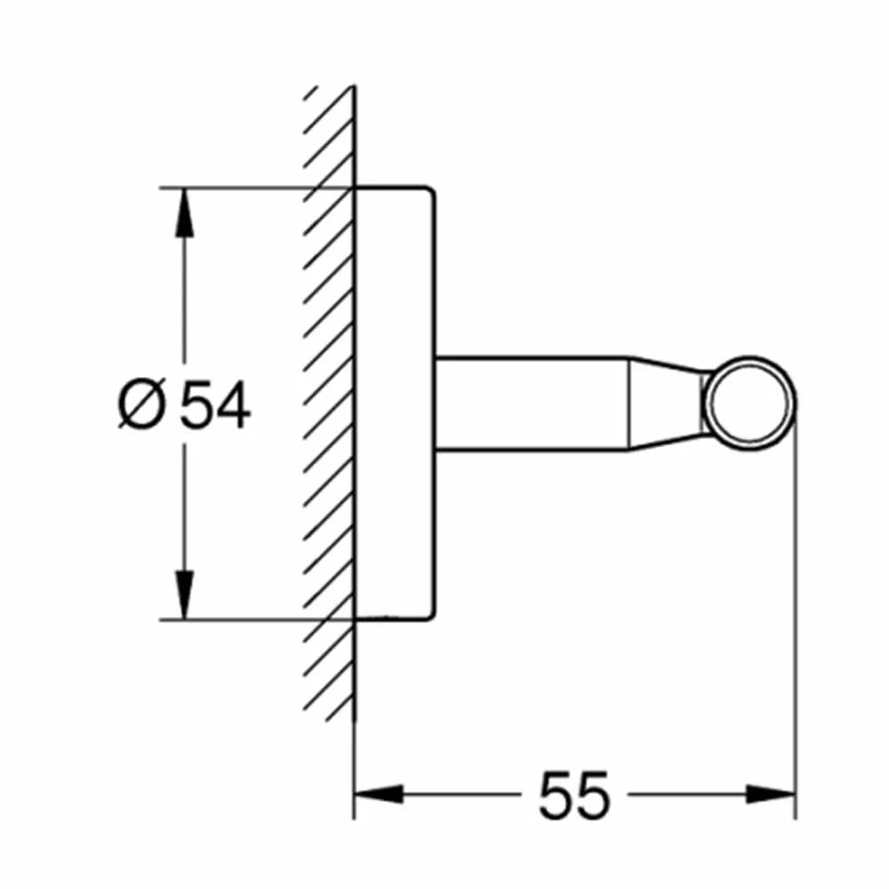 Grohe BauCosmopolitan Havlu-Bornoz Askılığı - 40461001 2