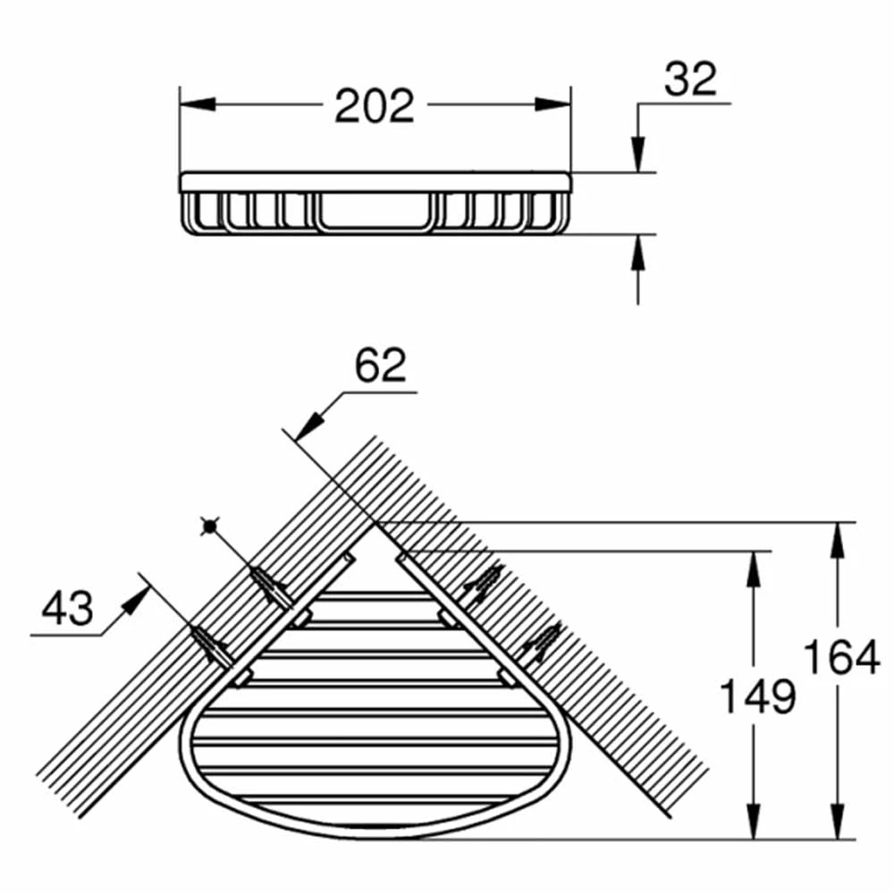 Grohe BauCosmopolitan Sabunluk - 40664001 2