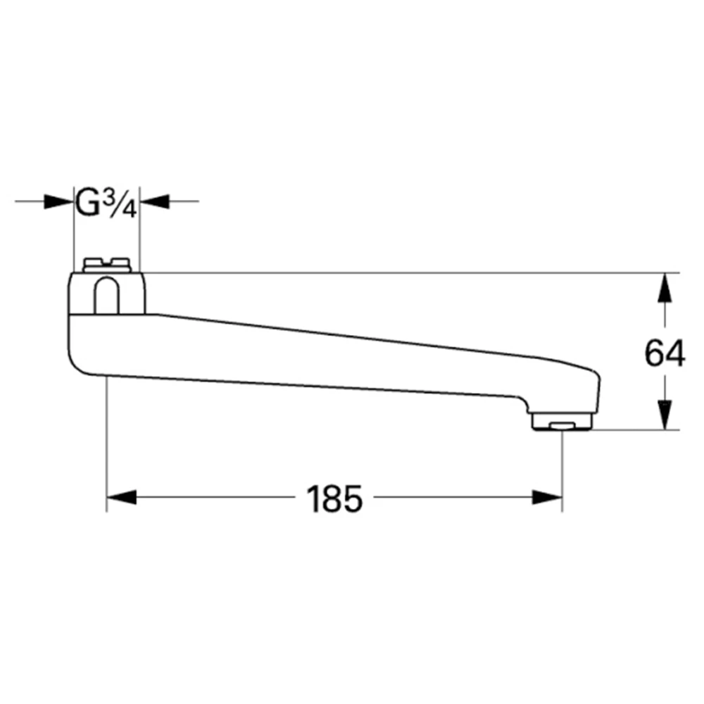 Grohe Döküm Döner Çıkış Ucu - 13430000 2
