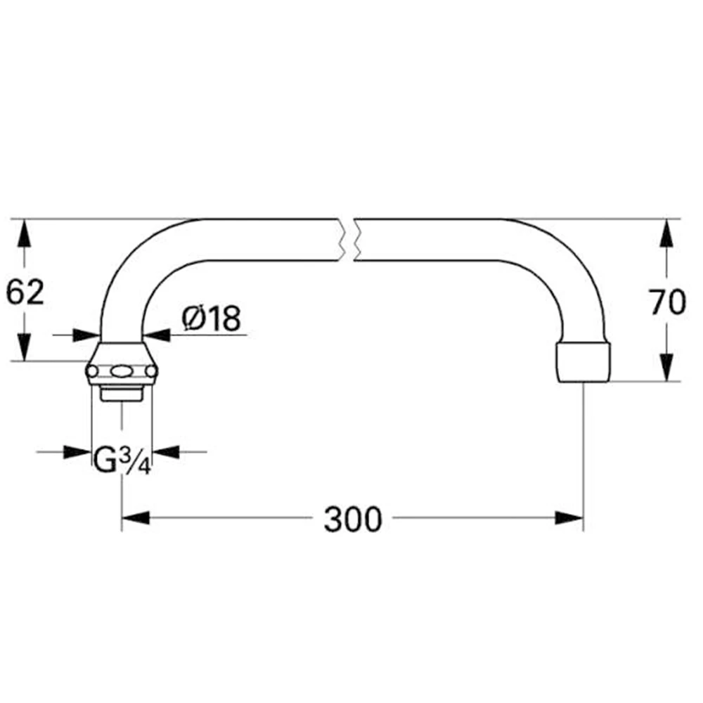 Grohe Döner Boru Çıkış Ucu - 13034000 2