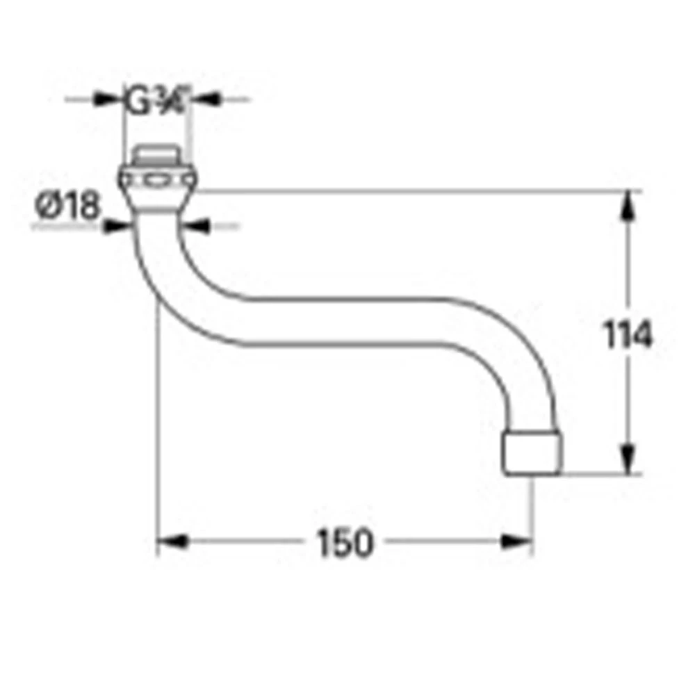 Grohe Döner Boru Çıkış Ucu - 13005000 2