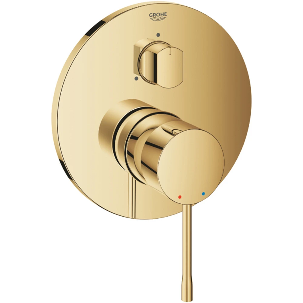 Grohe Essence New Tek Kumandalı 3 Yönlü Altın Banyo Bataryası- 24092GL1