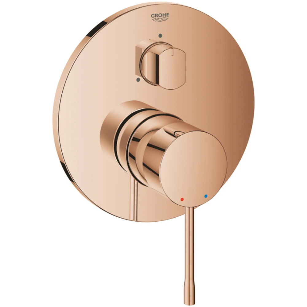 Grohe Essence New Tek Kumandalı 3 Yönlü Rose Gold Banyo Bataryası - 24169DA1