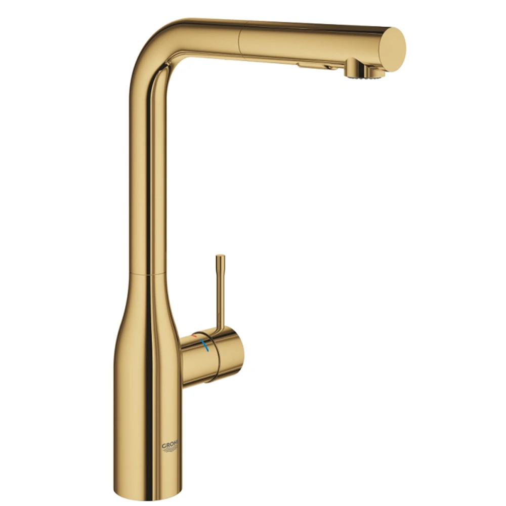Grohe Essence New Tek Kumandalı Altın Eviye Bataryası - 30270GL0