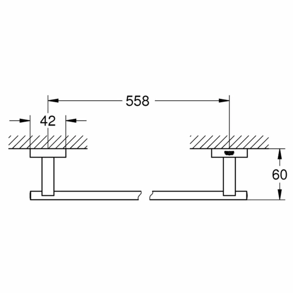 Grohe Essentials Cube New Havluluk - 40509001 2