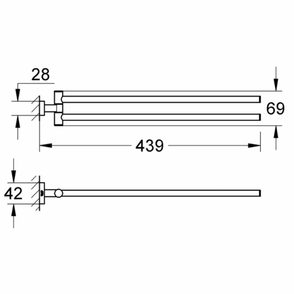Grohe Essentials Cube New Havluluk - 40624001 2