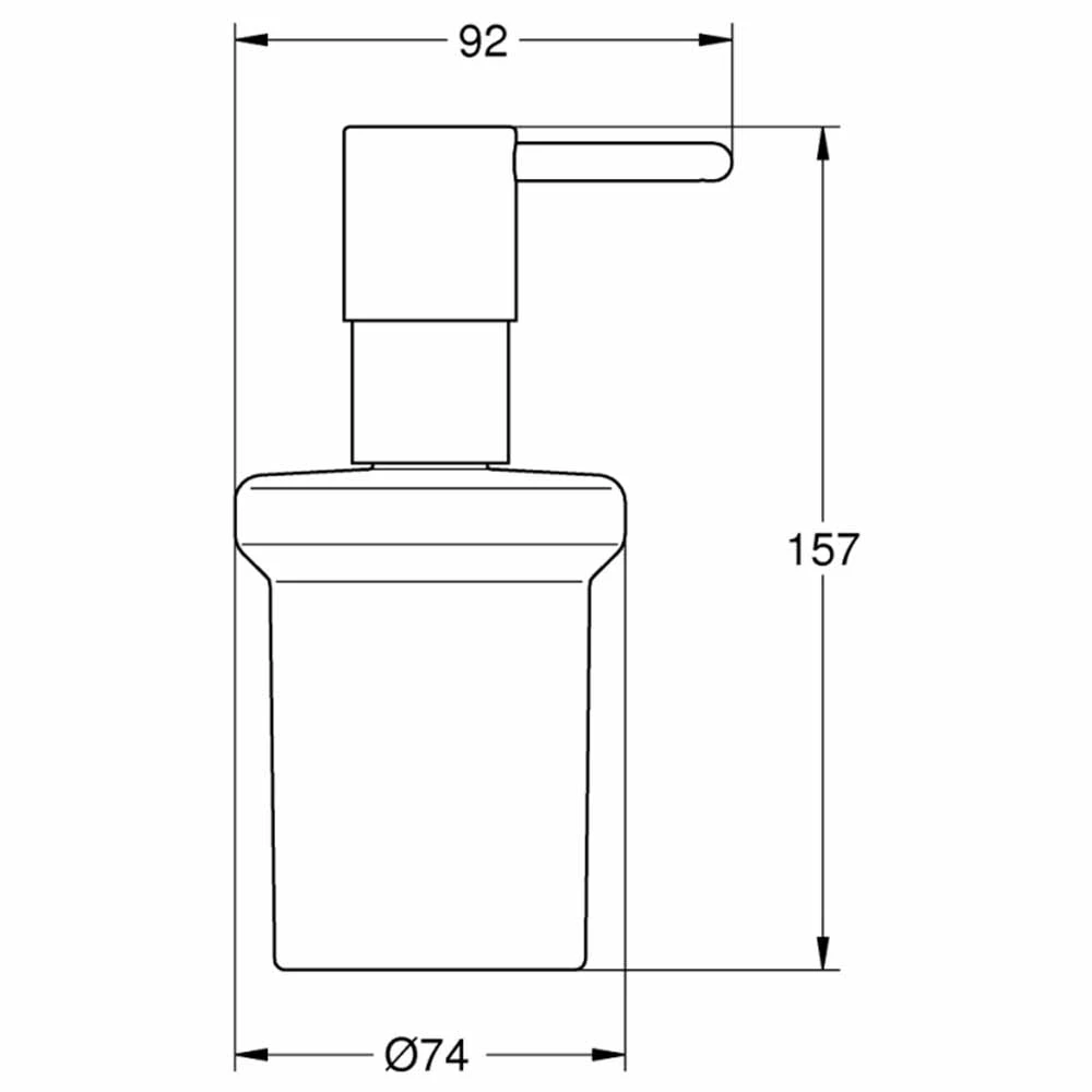 Grohe Essentials New Rose Sıvı Sabunluk - 40394DL1 2