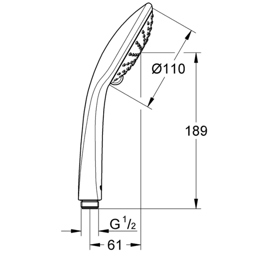Grohe Euphoria 3 Akışlı El Duşu - 27222000 2