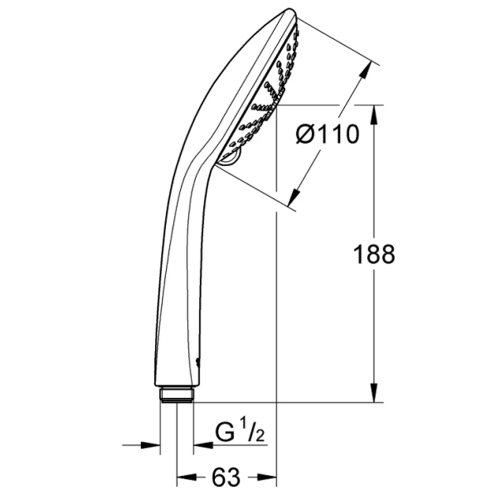 Grohe Euphoria 3 Akışlı El Duşu - 26513000 2
