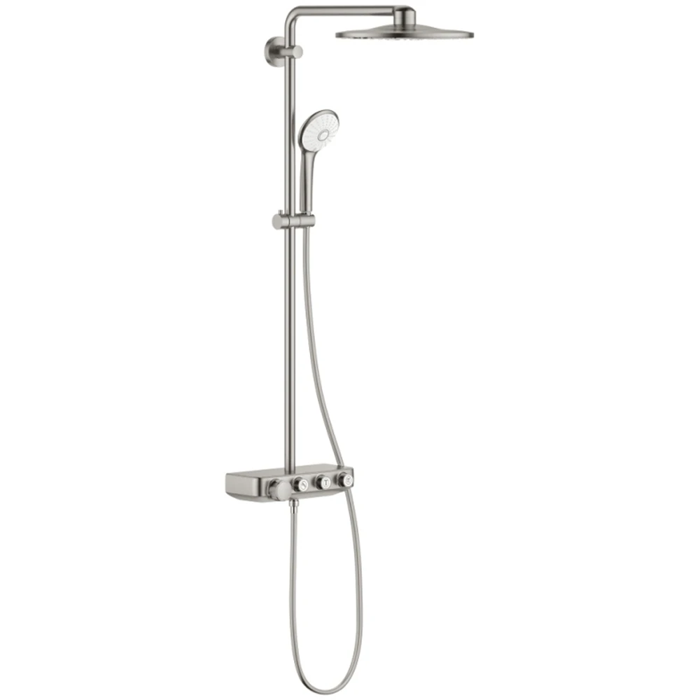 Grohe Euphoria SmartControl System Duvara Monte Termostatik Bataryalı Duş Sistemi - 26507DC0