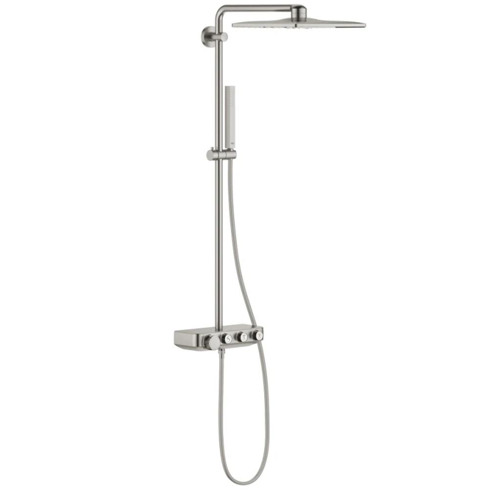 Grohe Euphoria SmartControl System Duvara Monte Termostatik Bataryalı Duş Sistemi - 26508DC0