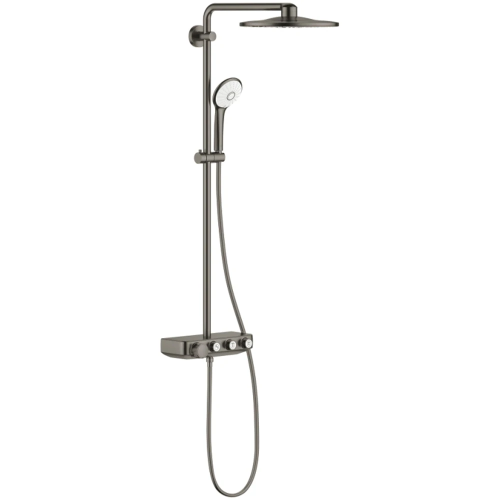 Grohe Euphoria SmartControl System Duvara Monte Termostatik Nikel Bataryalı Duş Sistemi - 26507AL0