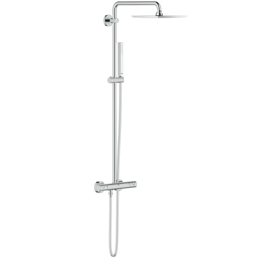 Grohe Euphoria System Duvara Monte Termostatik Bataryalı Duş Sistemi - 26187000