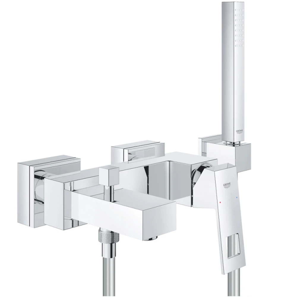 Grohe Eurocube Tek Kumandalı Beyaz Banyo Bataryası - 23141000