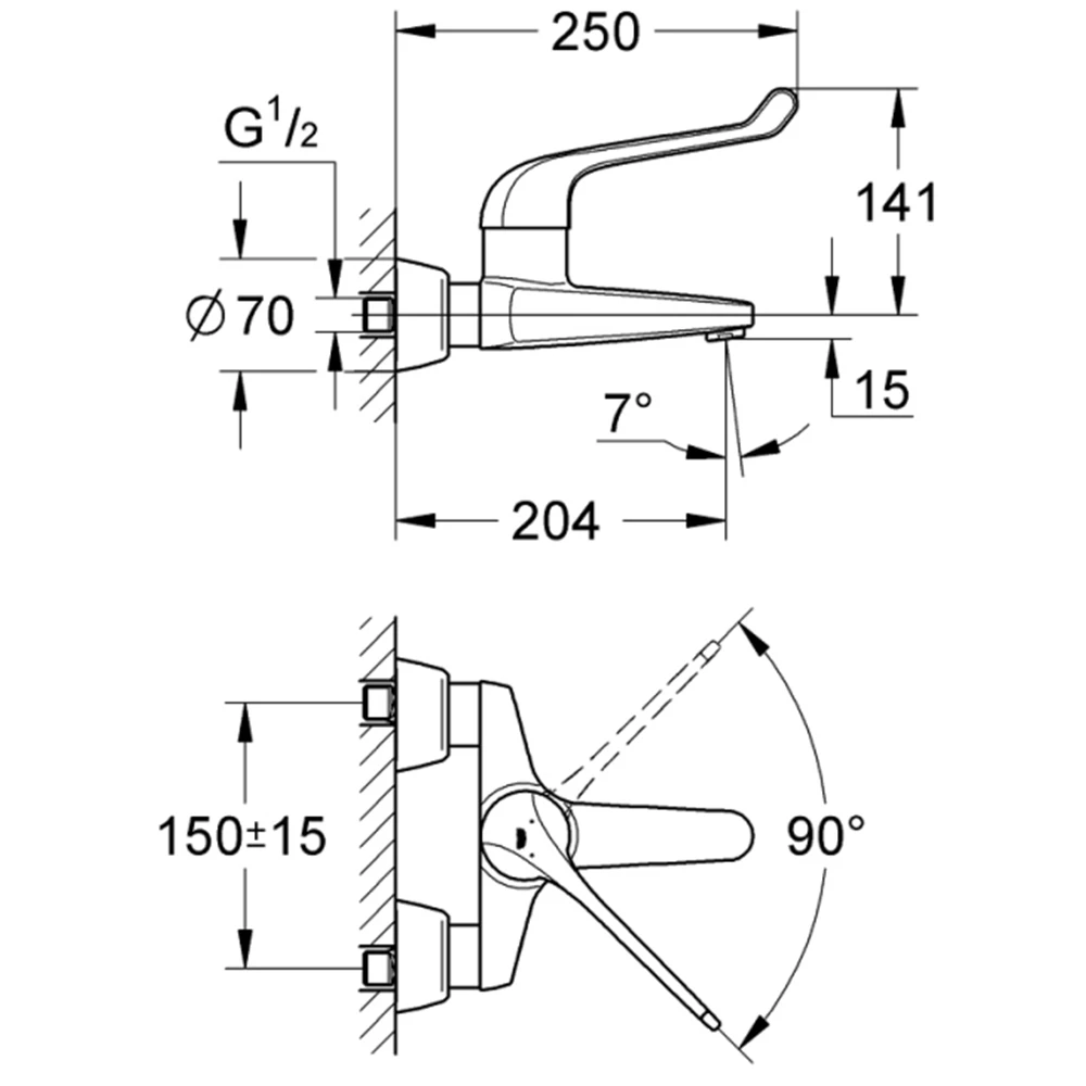 Grohe Euroeco Special Relaunch Tek Kumandalı Eviye Bataryası - 32795000 2