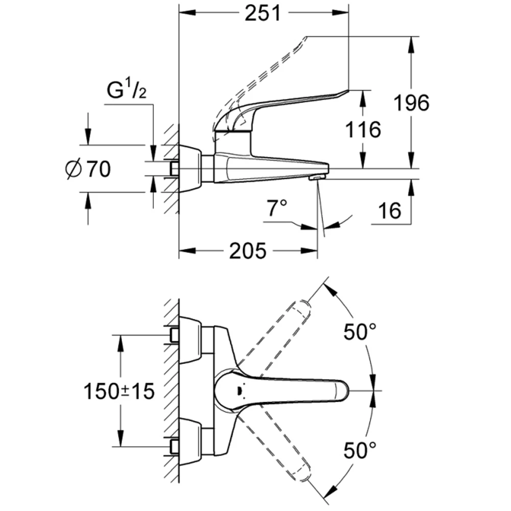 Grohe Euroeco Special Tek Kumandalı Lavabo Bataryası - 32778000 2