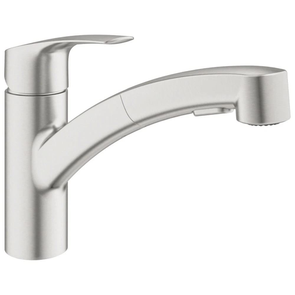Grohe Eurosmart 2021 Tek Kumandalı Beyaz Eviye Bataryası - 30305DC1