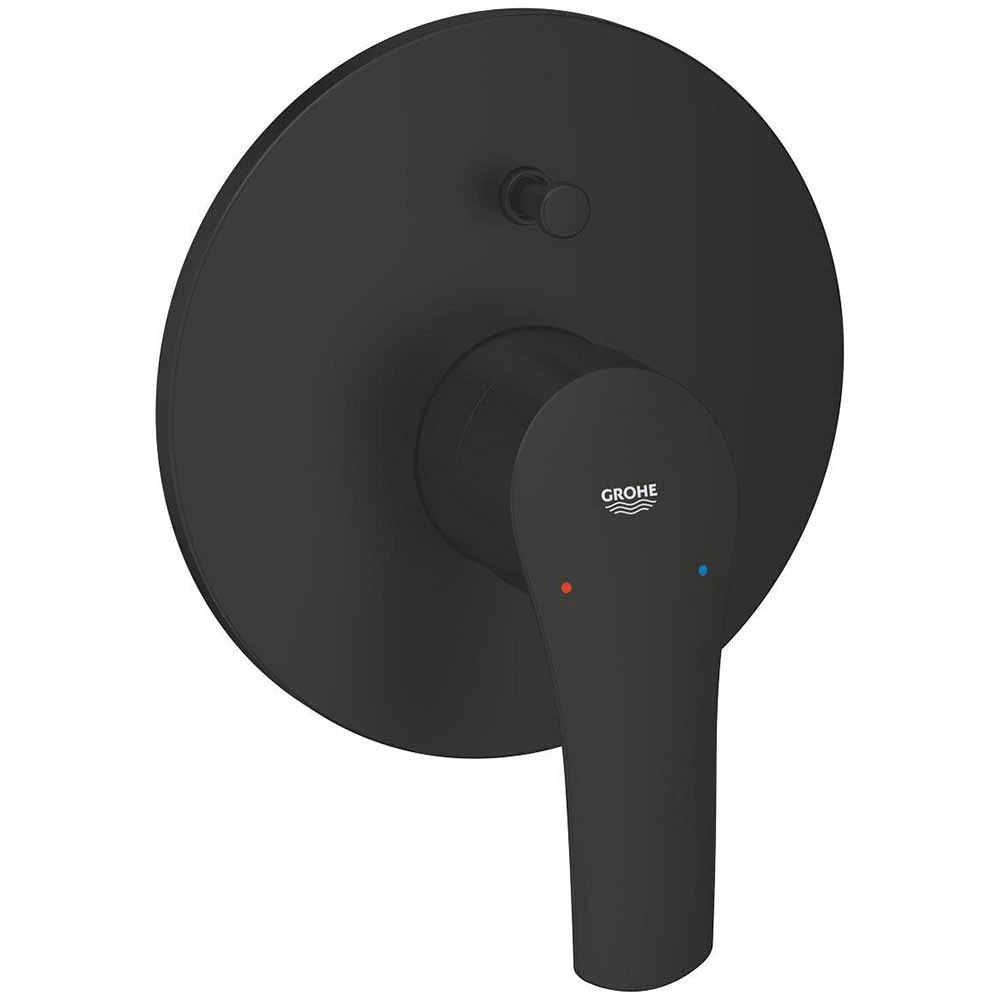 Grohe Eurosmart Siyah Ankastre Banyo-Duş Bataryası - 194502433