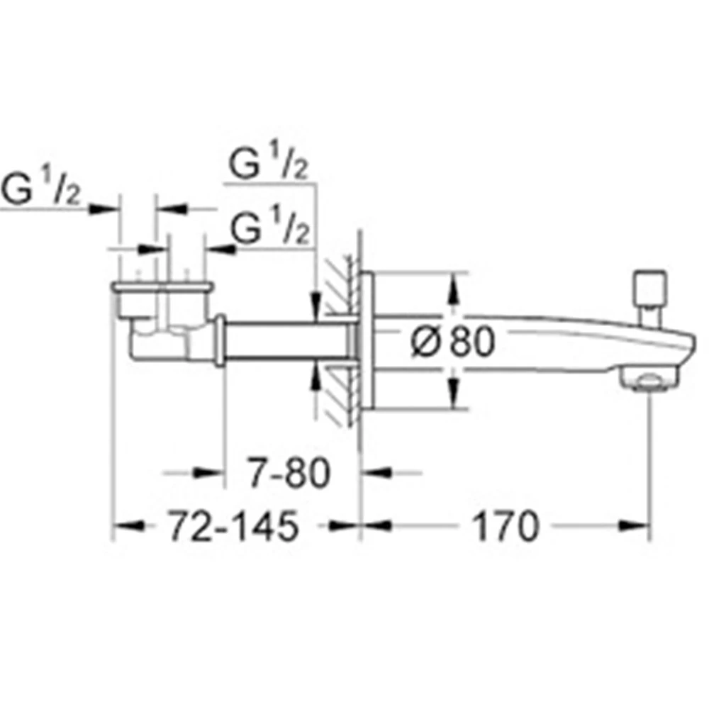 Grohe Eurostyle Cosmopolitan Çıkış Ucu - 13277002 2