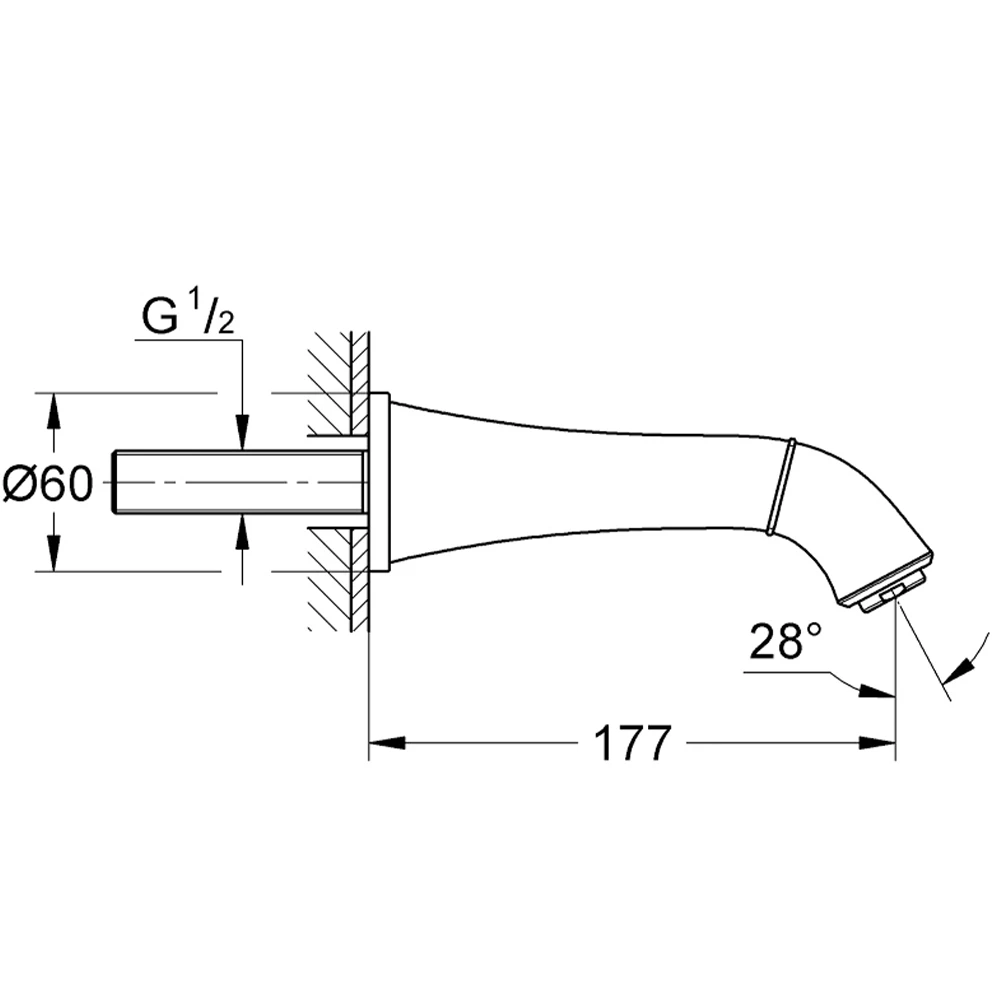 Grohe Grandera Çıkış Ucu - 13484000 2