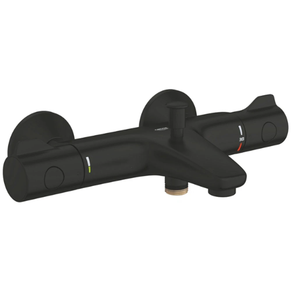 Grohe Grohtherm 800 Termostatik Siyah Banyo Bataryası - 1022032430