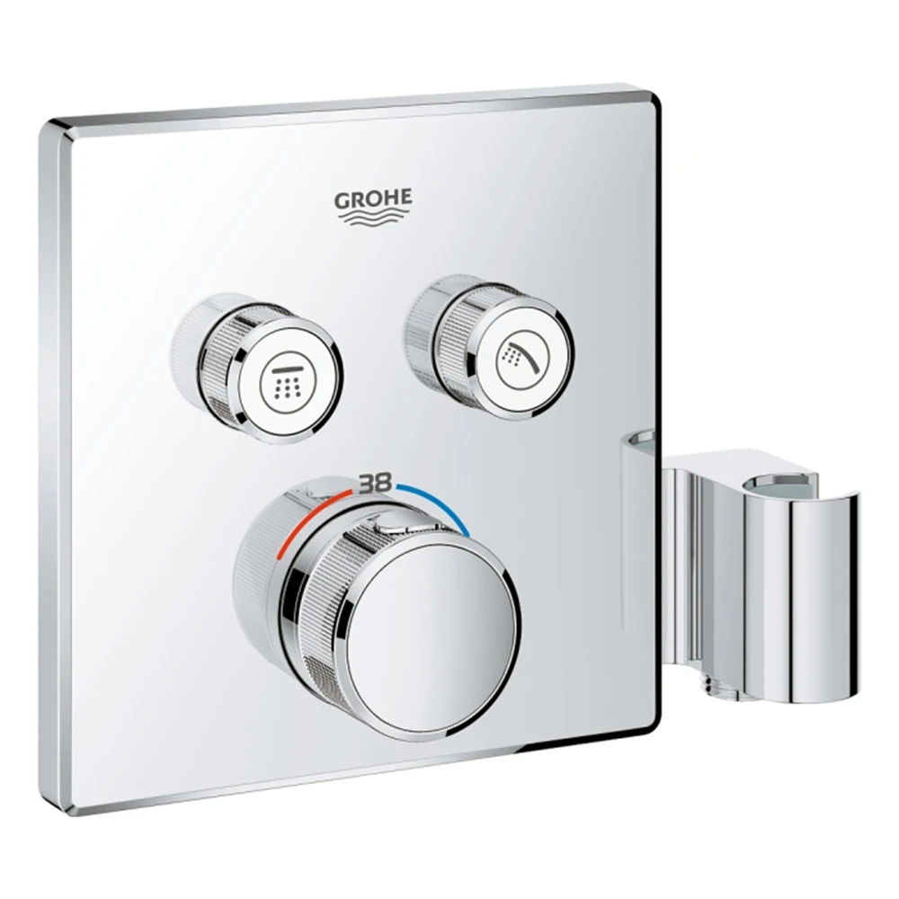 Grohe Grohtherm SmartControl Çift Valfli Akış Kontrollü Ankastre Termostatik Duş Bataryası - 29125000