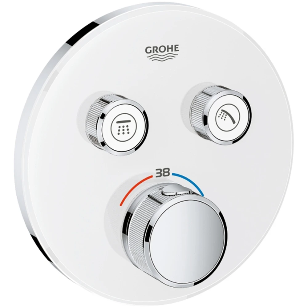 Grohe Grohtherm SmartControl Çift Valfli Akış Kontrollü Ankastre Termostatik Duş Bataryası - 29151LS0