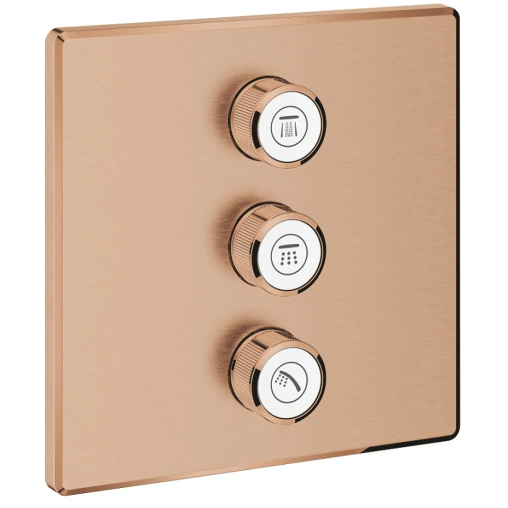 Grohe Grohtherm SmartControl Rose Gold Üç Valfli Akış Kontrollü Kumanda - 29127DL0