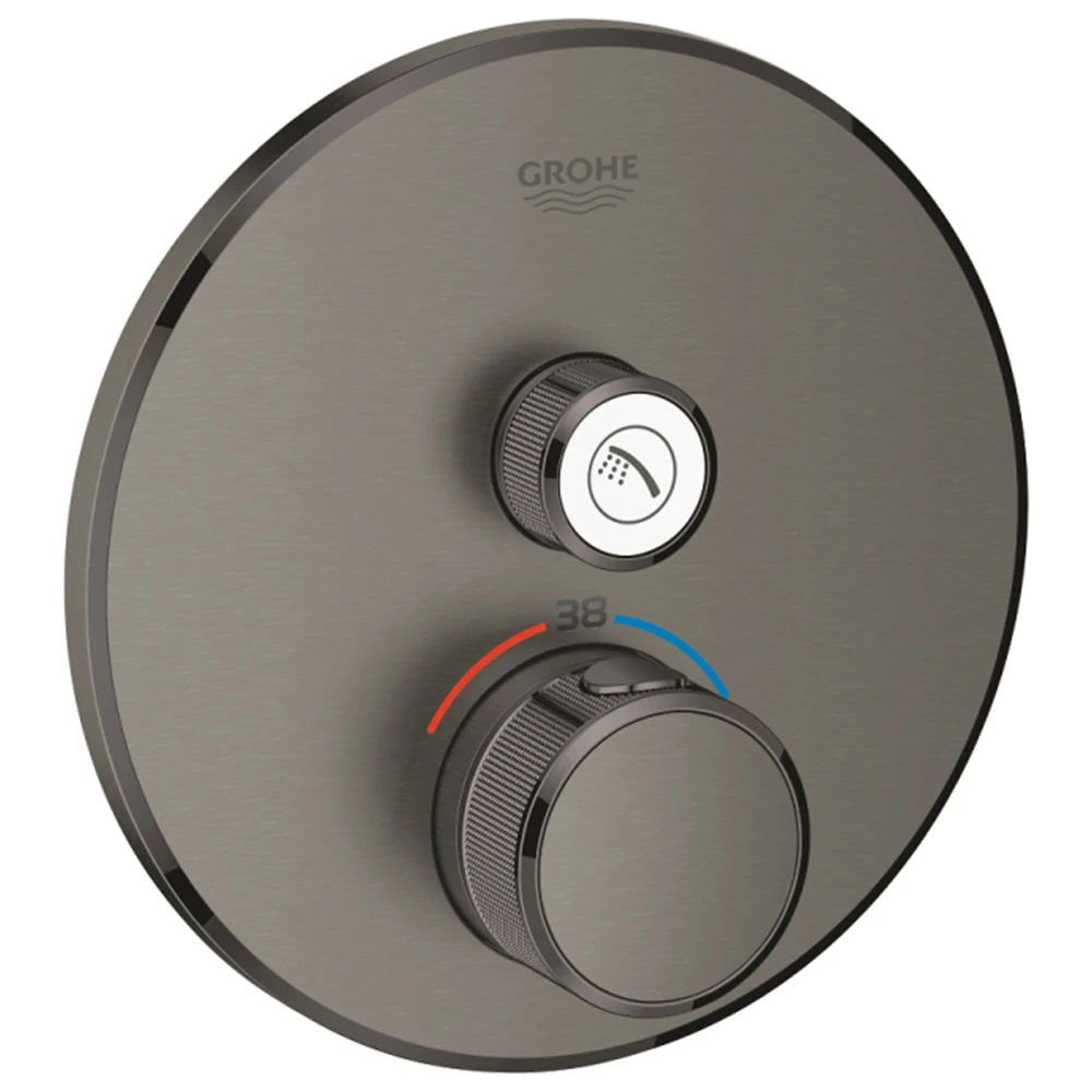 Grohe Grohtherm SmartControl Tek Valfli Akış Kontrollü Nikel Ankastre Termostatik Duş Bataryası - 29118AL0