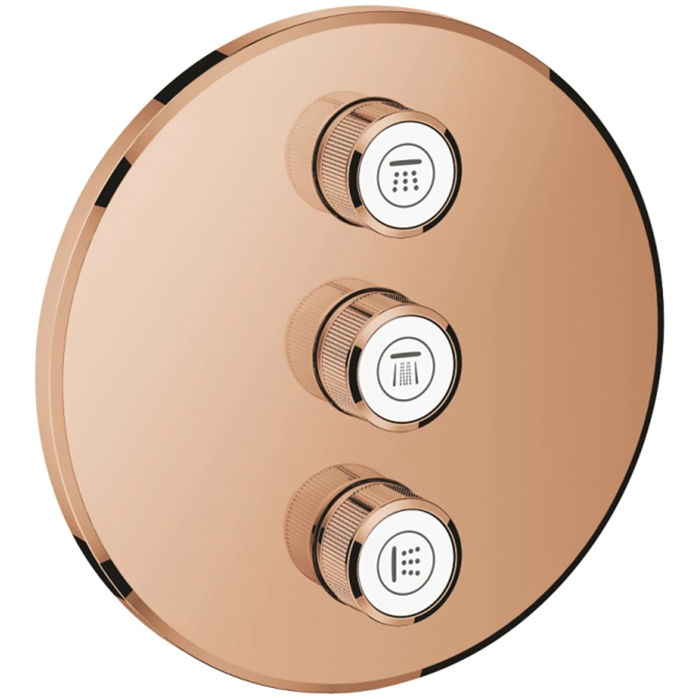 Grohe Grohtherm SmartControl Üç Valfli Rose Gold Akış Kontrollü Kumanda - 29122DA0