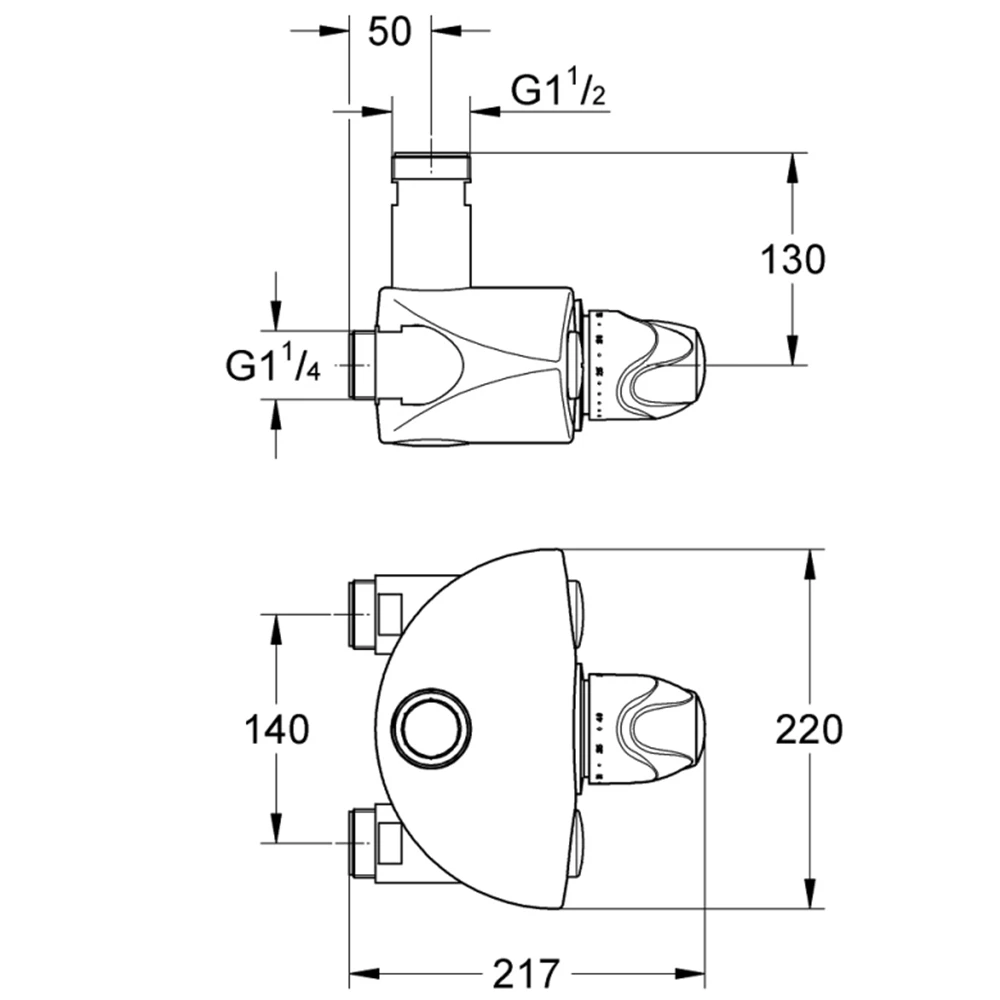 Grohe Grohtherm Xl Termostatik Batarya - 35085000 2