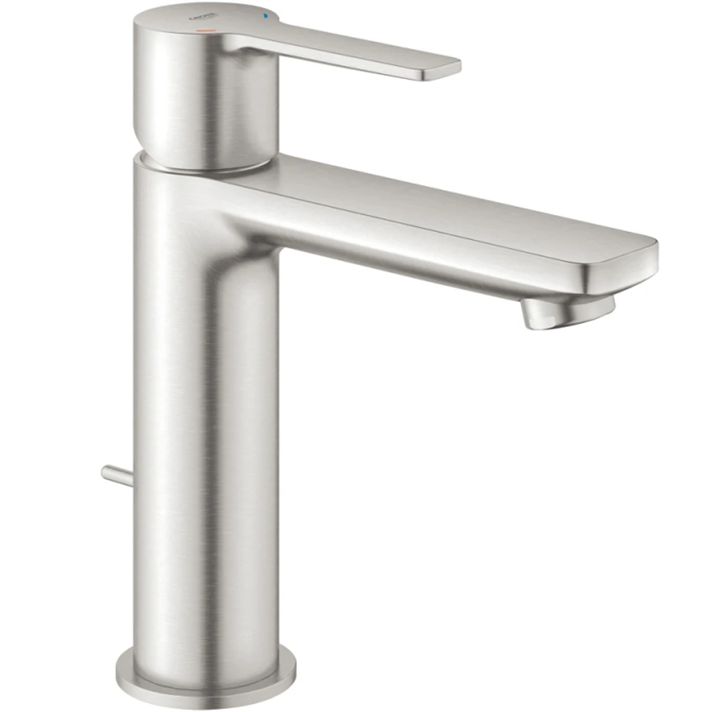 Grohe Lineare New Tek Kumandalı Nikel Lavabo Bataryası - 32114DC1