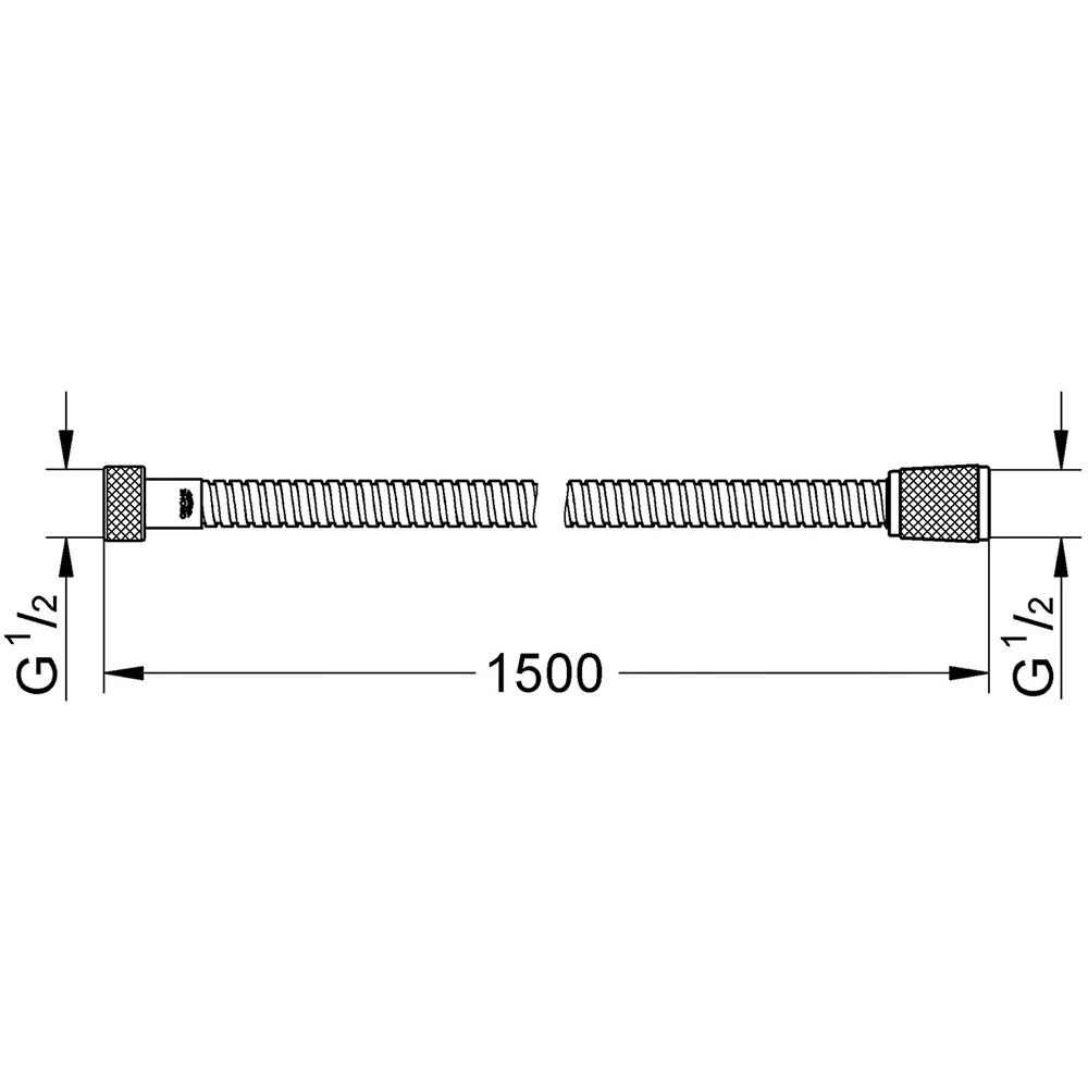 Grohe Metal Duş Hortumu - 28143001 2