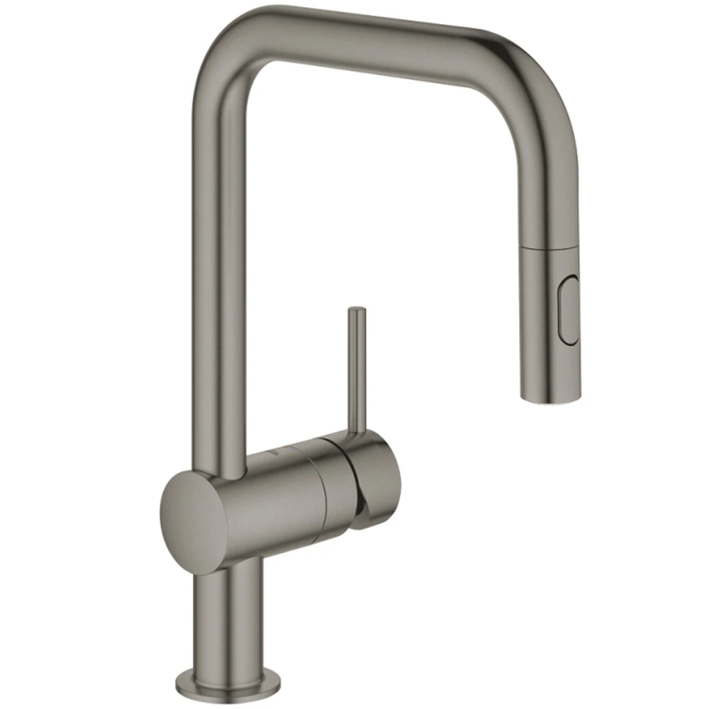 Grohe Minta Tek Kumandalı Nikel Eviye Bataryası - 32322AL2