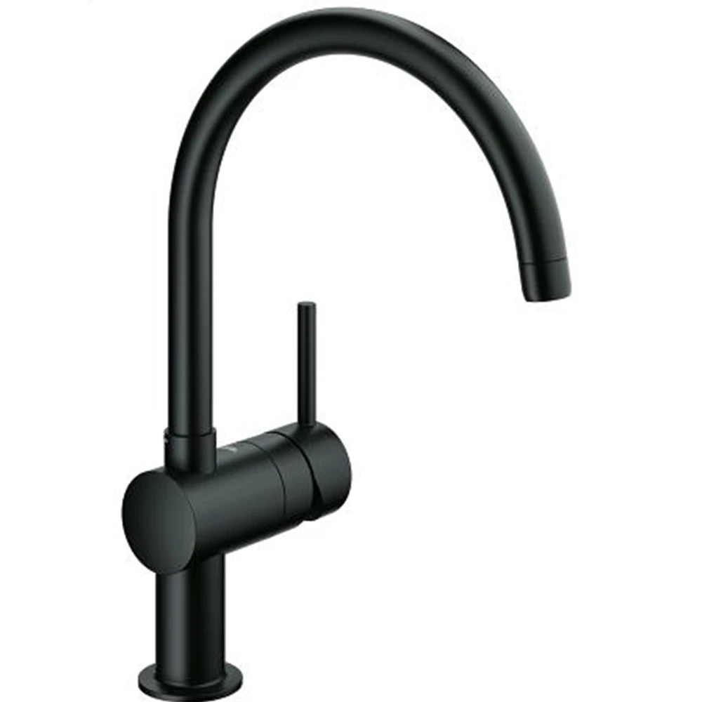 Grohe Minta Tek Kumandalı Siyah Eviye Bataryası - 32917KS0