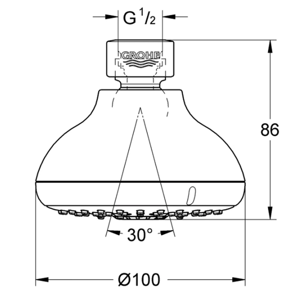 Grohe NTempesta Tepe Duşu - 27606001 2