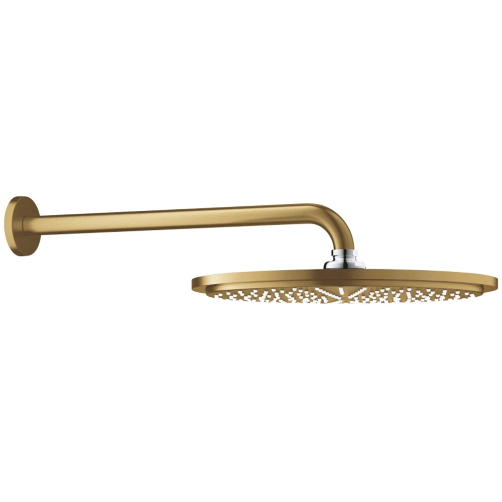 Grohe Rainshower Cosmopolitan Metal Tek Akışlı Altın Tepe Duşu Seti - 26066GN0