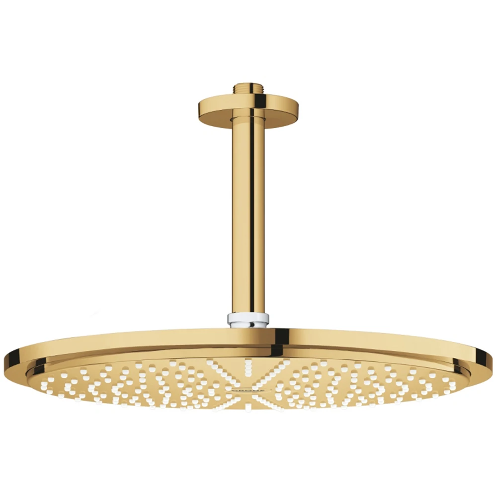 Grohe Rainshower Cosmopolitan Metal Tek Akışlı Altın Tepe Duşu Seti - 26067GL0