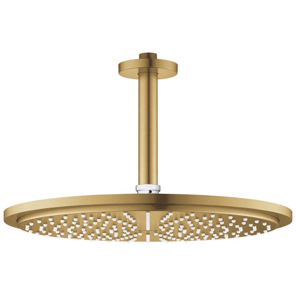 Grohe Rainshower Cosmopolitan Metal Tek Akışlı Altın Tepe Duşu Seti - 26067GN0